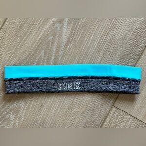 Victoria’s Secret Pink Gray & Blue Athletic Headband Athleisure Sporty Workout